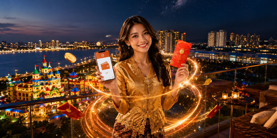 Pengguna Malaysia menerima bonus selamat datang re5 dengan sampul merah perayaan